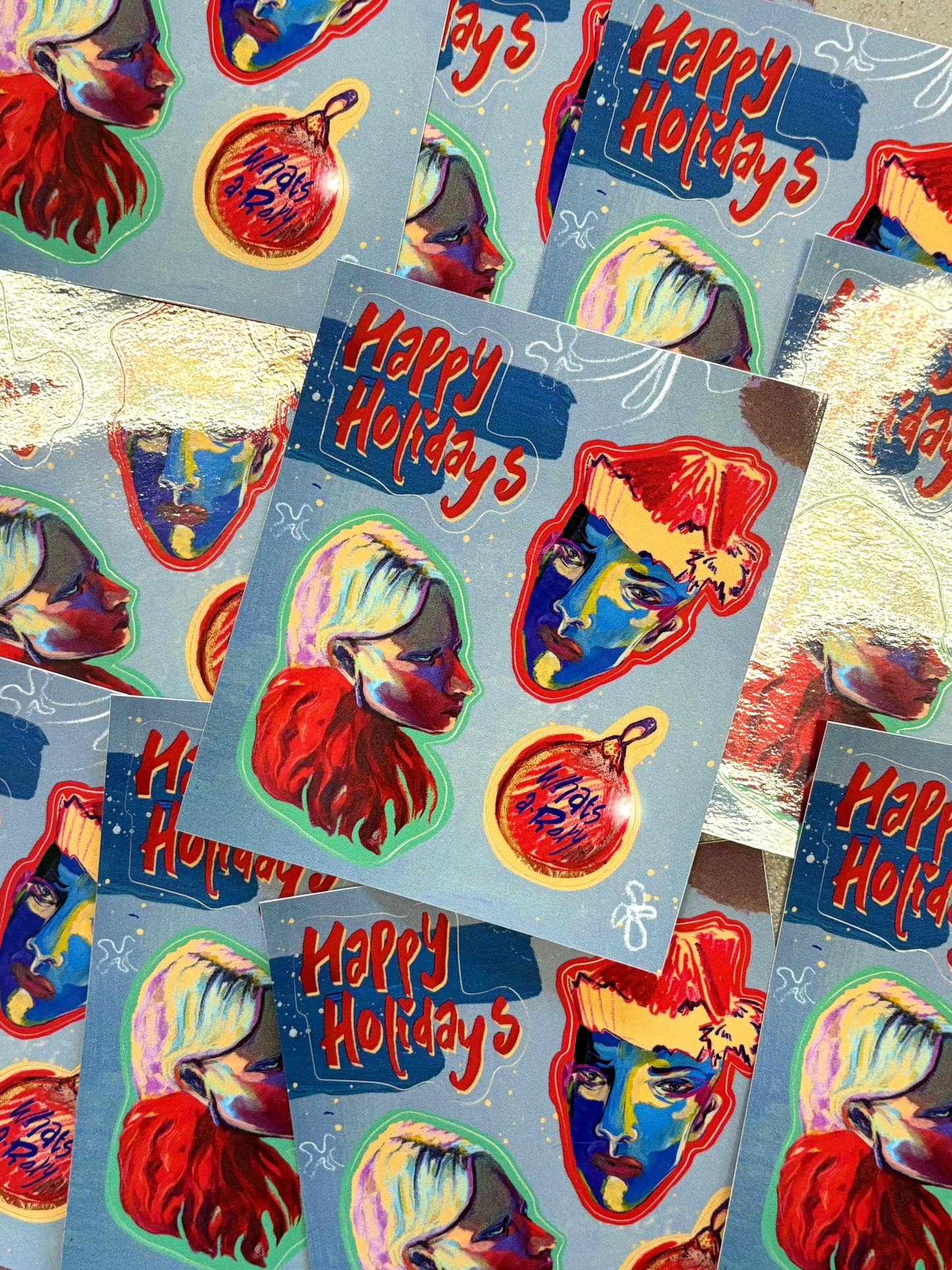 Holiday stickers