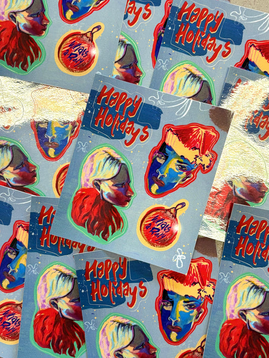 Holiday stickers